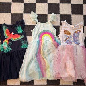 TARGET CAT & JACK DRESSES TUTUS SIZE M 3CT